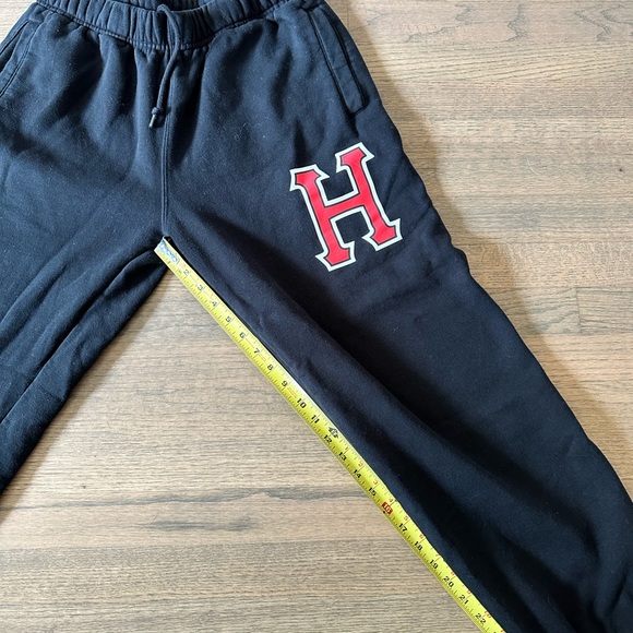 Huf Cracker Jack Fleece Sweatpants-Huf Worldwide-Size Small-Black and Red - Picture 13 of 13